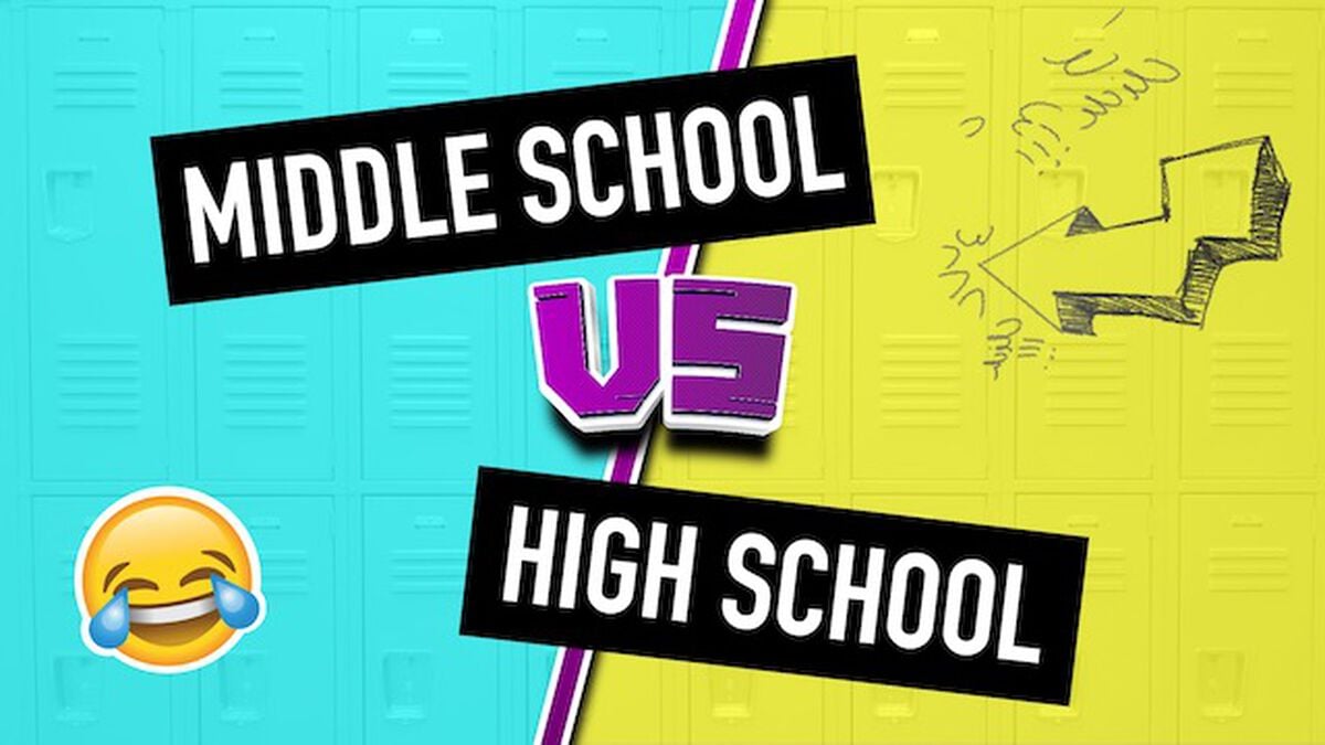 Middle School vs. High School Students image number null